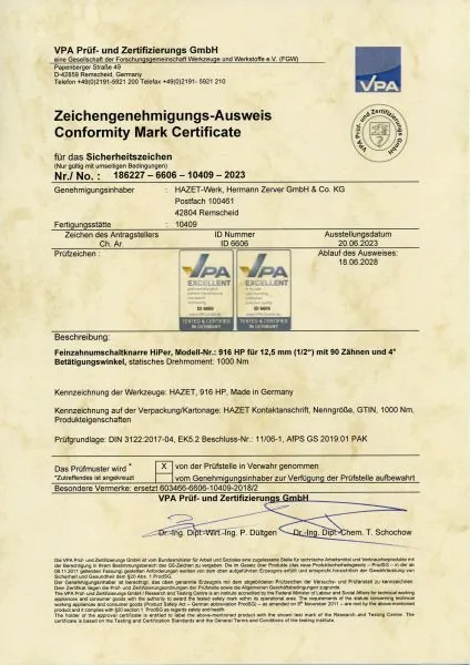 Купити 916HP Hazet 