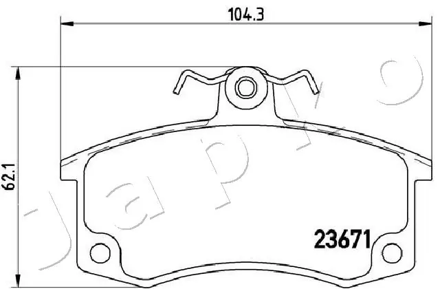 Гальмівні колодки ВАЗ 2111 універсал (1995 - 2014) ціна, від 9.11 USD