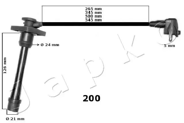 Дроти запалювання Bosch B713 ціна, від 23.26 USD