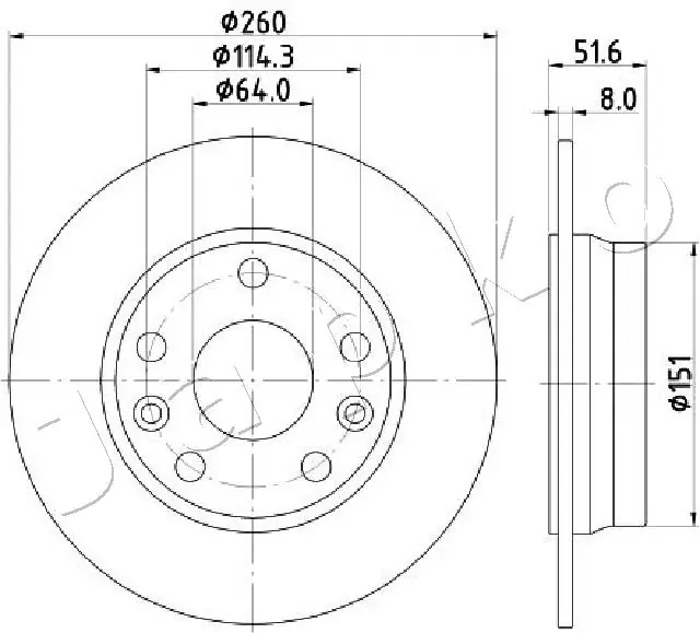 432064941R Nissan/Infiniti Дискові гальма