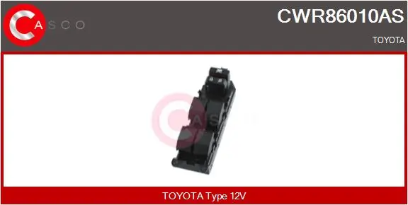 Кнопковий блок керування склопідіймачами передній лівий DWS1635 Standard