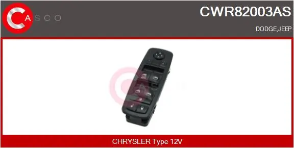 Купити 04602632AC Chrysler Кнопковий блок керування склопідіймачами передній лівий