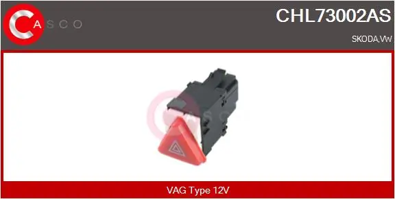 Аварійна кнопка на Skoda Fabia I 6Y5