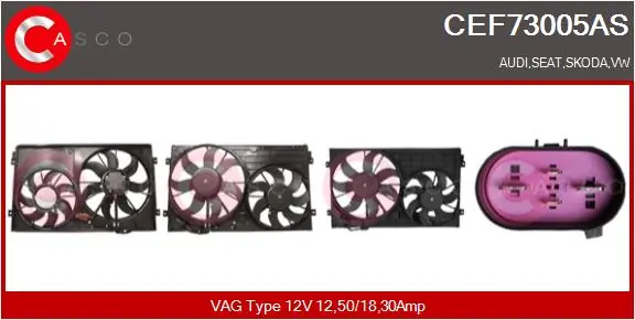 Дифузор (кожух) радіатора охолодження 3L959002 AND