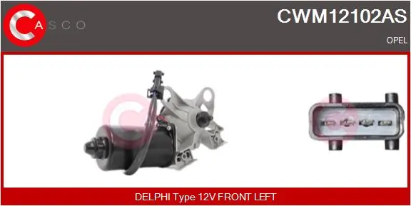 Двигун склоочисника лобового скла (трапеції) 1273071 General Motors