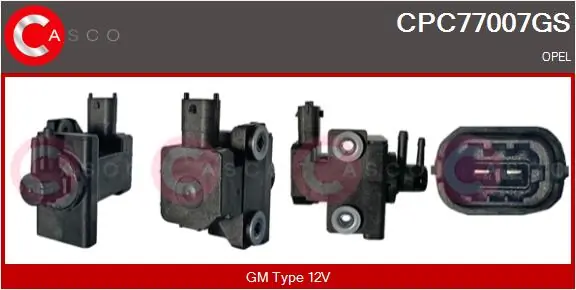 Купити 55576356 Peugeot/Citroen Клапан перетворювач тиску наддуву (соленоїд)
