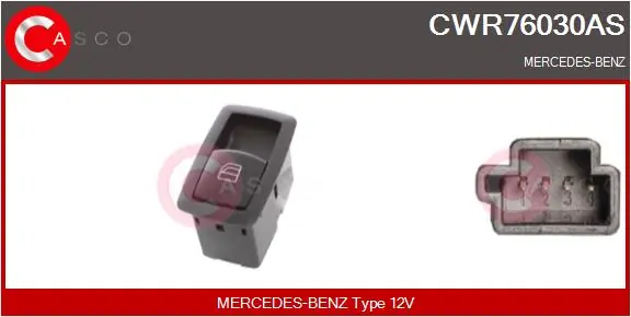 Кнопки переднього правого склопід'ємника Mercedes A25182005108K67