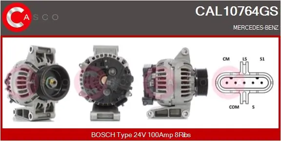 Купити 0124655062 Bosch Генератор