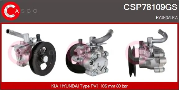  Насос ГУР KIA Rio 2