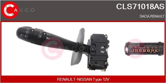 2554000Q0M Renault (RVI) Перемикач підрульовий, лівий