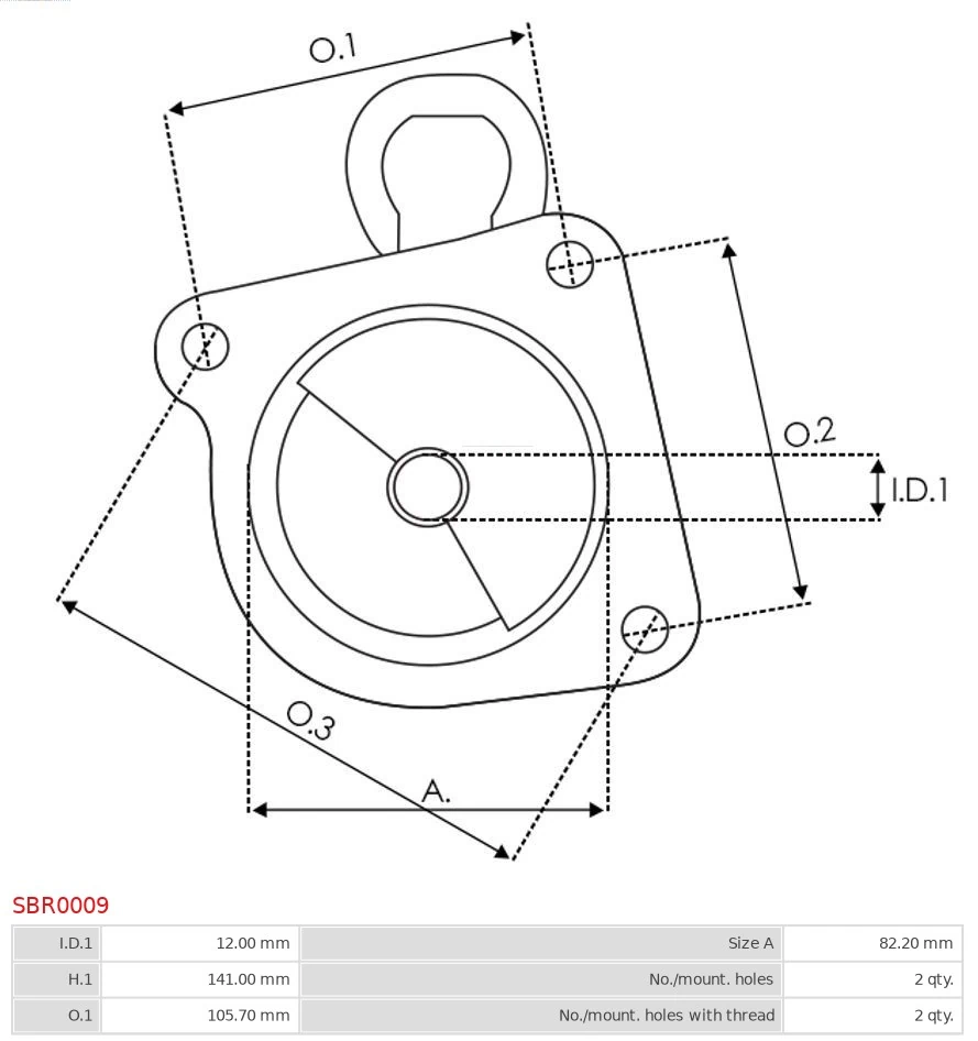 Кришка стартера передня As-pl SBR0009 ціна, від 16.21 USD