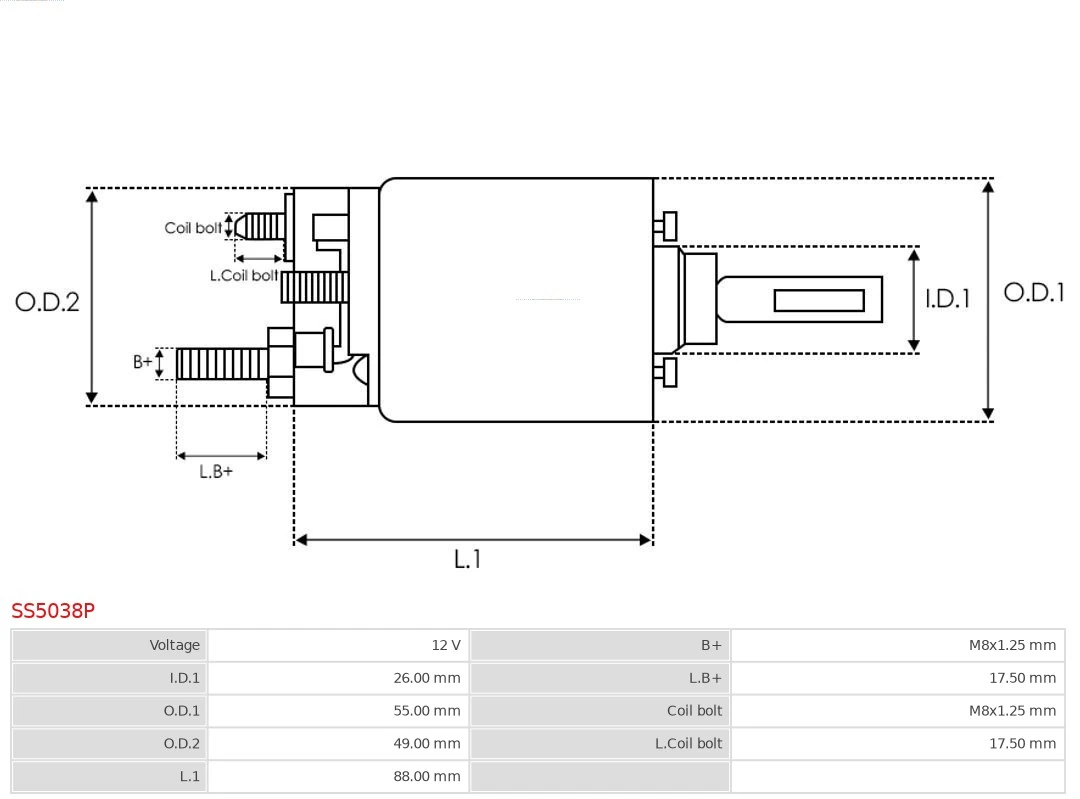 Контактор AS/Auto Storm SS5038 ціна, від 32.43 USD