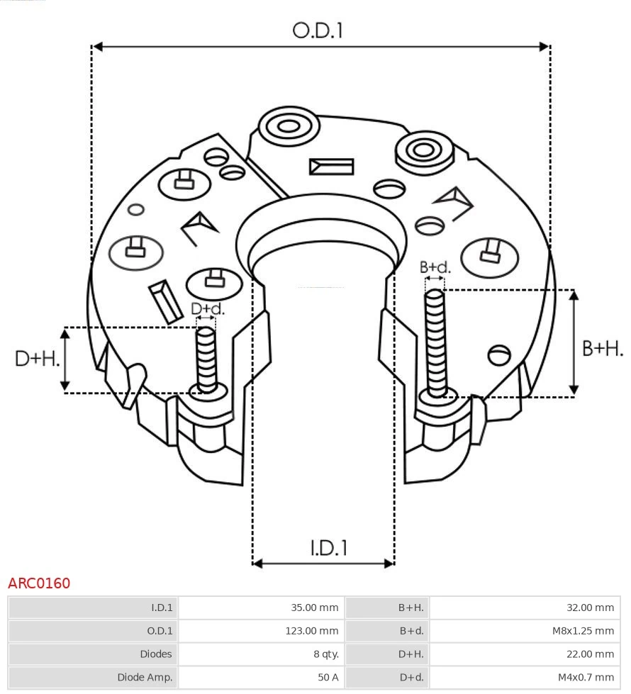 Реле зарядки генератора As-pl ARC0160 ціна, від 25.13 USD