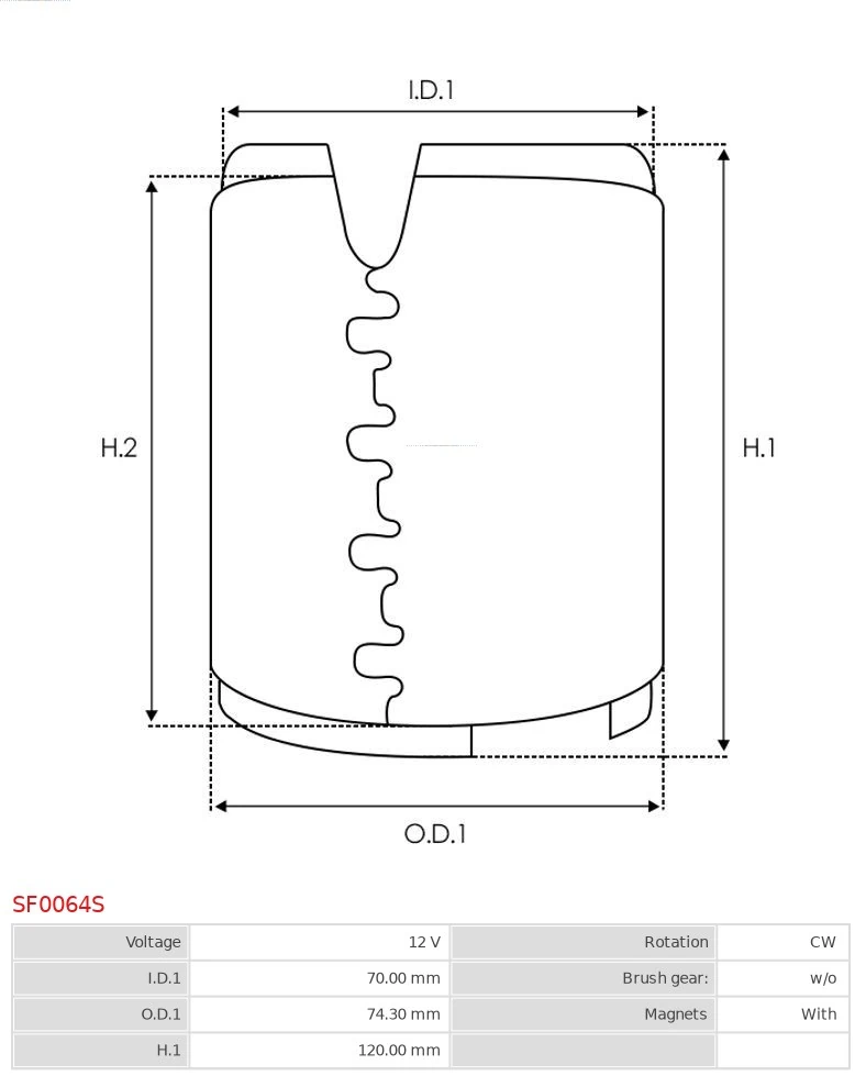 Обмотка стартера, статор General Motors 9200620 ціна, від 12.38 USD