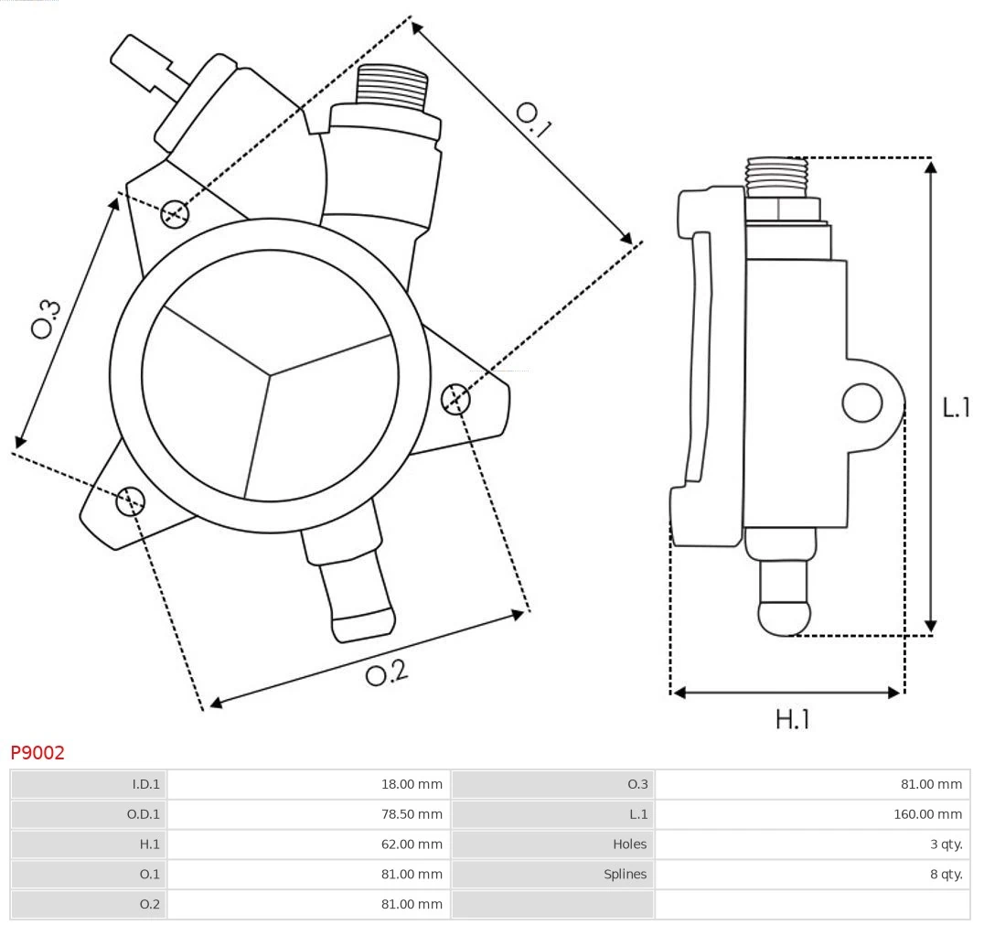 P9002 As-pl Насос вакуумний