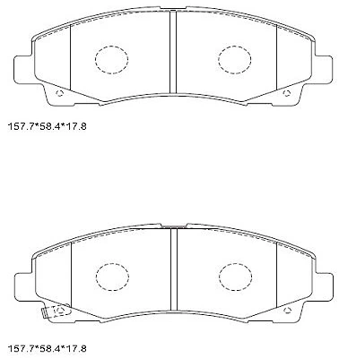 361584 Power Stop Передні гальмівні колодки