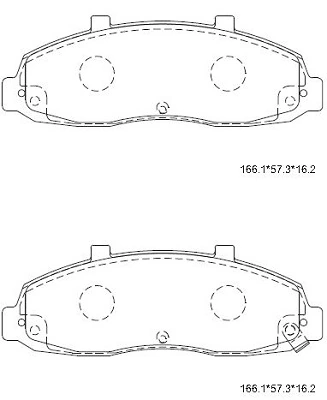 PGD679M Raybestos Передні гальмівні колодки