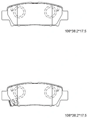 Купити 0446622160 Toyota Задні колодки