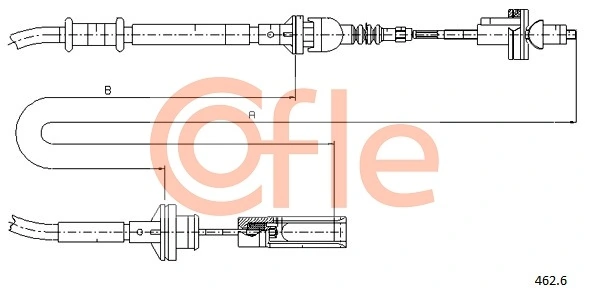 Трос зчеплення LC110 Kamoka