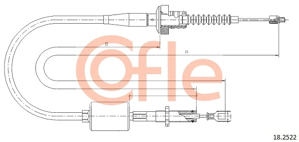 Трос зчеплення Korea (oem) F60502OEM ціна, від 24.35 USD