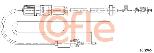 Тросик зчеплення Kamoka LC172