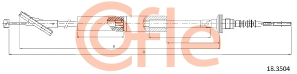 25181785 Opel Трос зчеплення