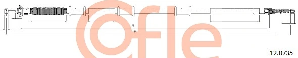51796642 Fiat/Alfa/Lancia Трос ручника задній лівий