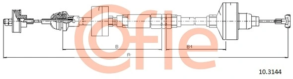 Купити AD550163 Adriauto Трос зчеплення