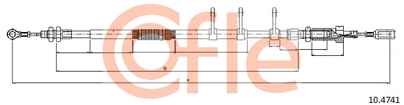 Трос стоянкового гальма передній Adriauto AD112202 ціна, від 19.08 USD