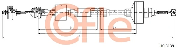 Купити LIN471051 Linex Трос зчеплення