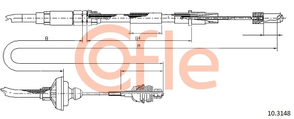 Трос зчеплення Adriauto AD550154 ціна, від 17.72 USD