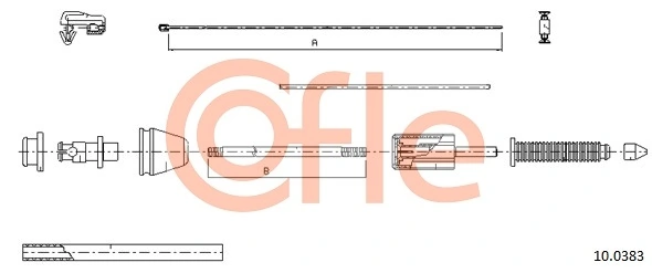 Купити AD4103021 Adriauto Трос газу