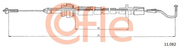 AD550331 Adriauto Трос газу (акселератора)