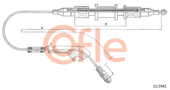 Купити AD330265 Adriauto Трос ручного гальма задній, правий