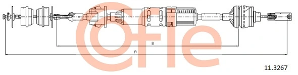 AD350169 Adriauto Трос зчеплення