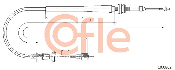 Трос газу Adriauto AD550348 ціна, від 6.42 USD