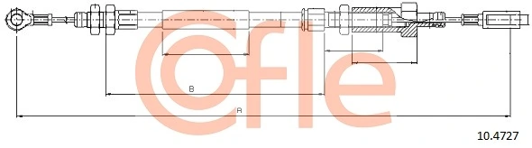 Трос стоянкового гальма передній Fiat/Alfa/Lancia 1337455080 ціна, від 13.57 USD