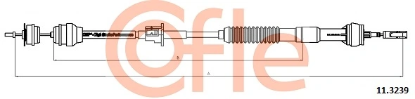 Трос зчеплення C0163C LPR