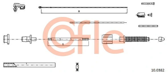 Трос газу RC 314177 ціна, від 17.62 USD