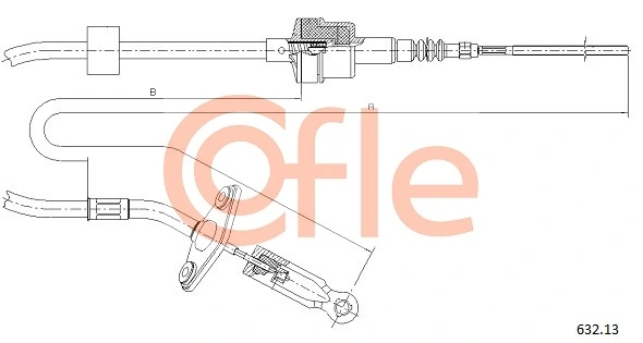 LC114 Kamoka Трос зчеплення