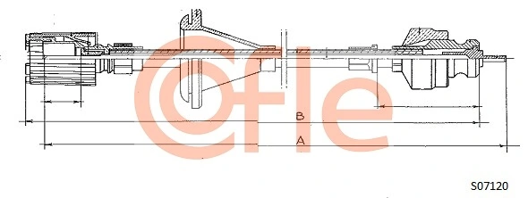 612309 Fiat/Alfa/Lancia Тросик спідометра