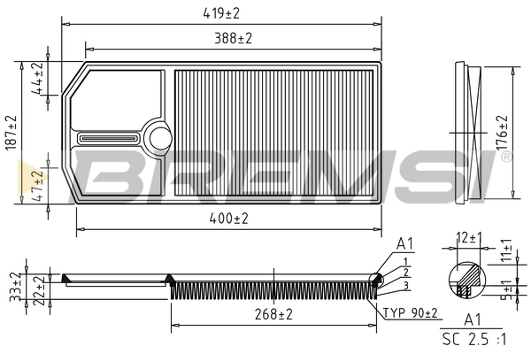 Фільтр повітряний Ford 4721271