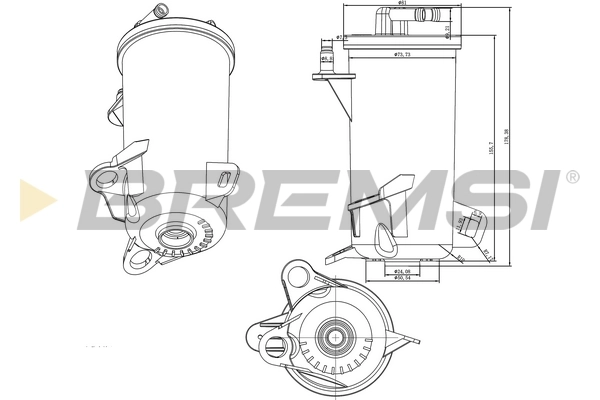 Фільтр тонкого очищення палива JPN 30F4026JPN ціна, від 34.29 USD