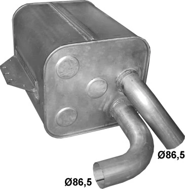 A9734900001 Mercedes Глушилка задня