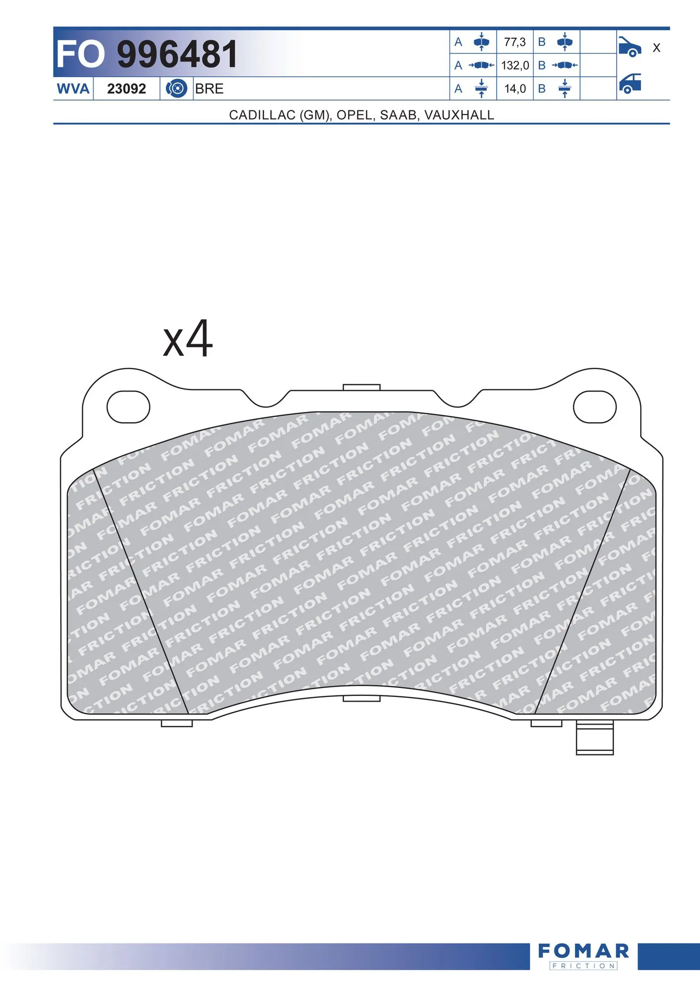 Купити 45022TGHA02 Honda Колодки гальмівні передні, дискові
