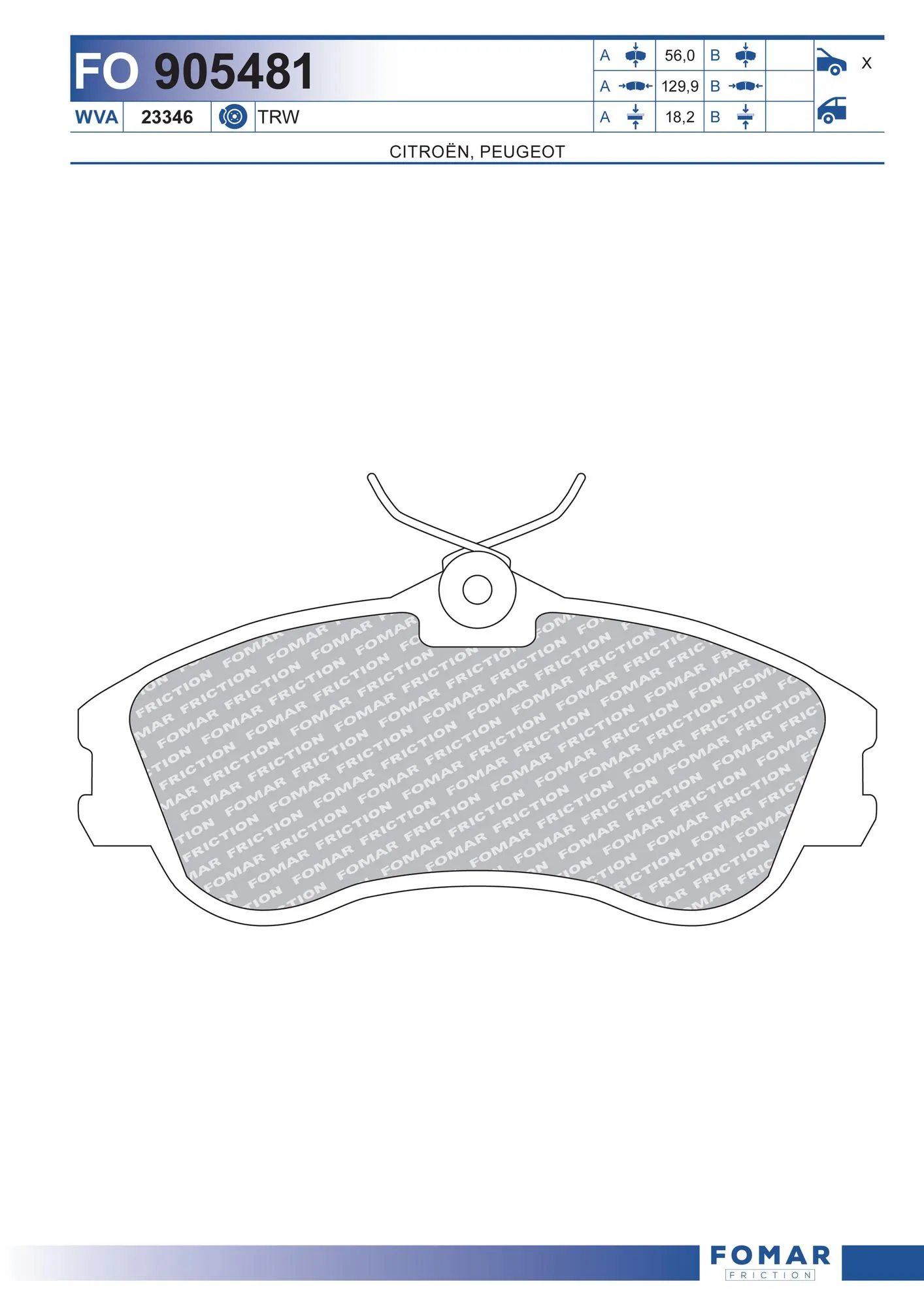 Гальмівні колодки Polcar BS0986424583 ціна, від 23.37 USD