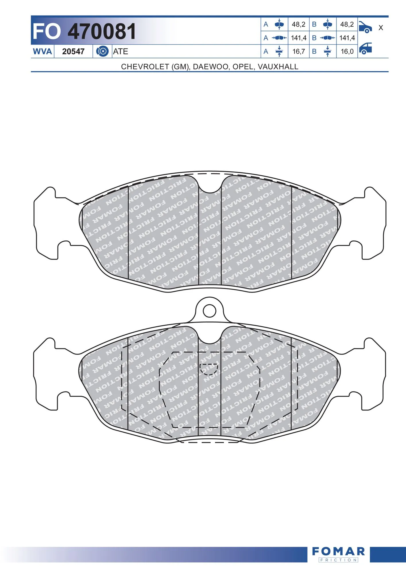Гальмівні колодки Maxgear 6351 ціна, від 12.92 USD