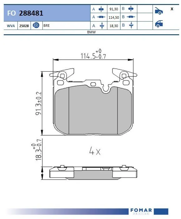 Гальмівні колодки Power Stop 161609B ціна, від 85.81 USD
