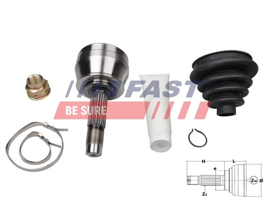 ШРУС зовнішній Fiat/Alfa/Lancia 77366003