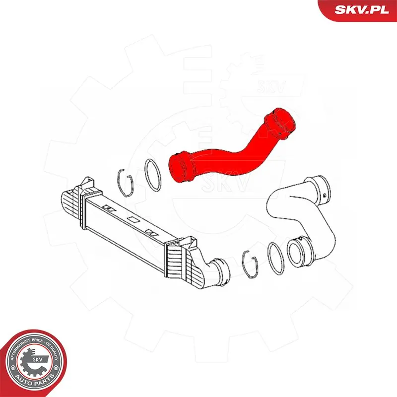 Купити 54SKV063 SKV Шланг/патрубок интеркуллера